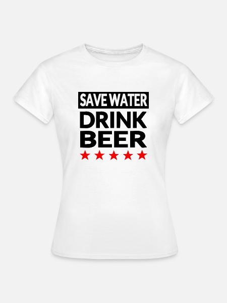 Bier - Frauen T-Shirt - Weiß