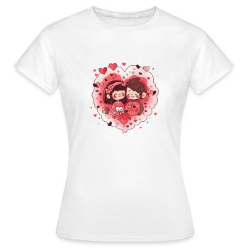 Sweethearts - Women's T-Shirt - white - Front - AI Model Female 172 dark (172cm)