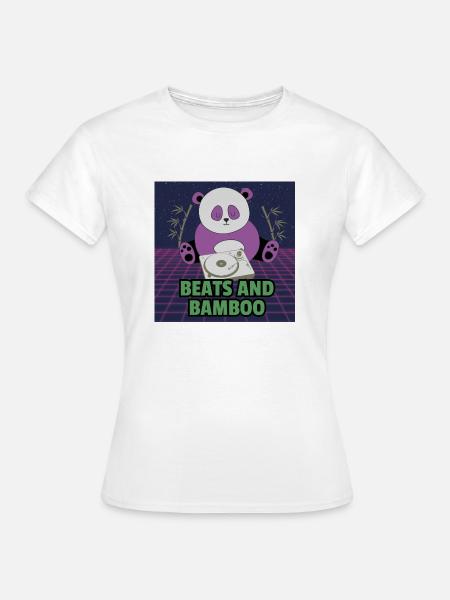 Beats und Bambus - Frauen T-Shirt - Weiß