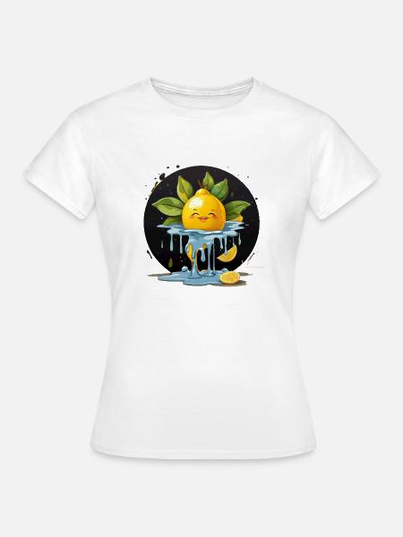Zitrone - Frauen T-Shirt - Weiß