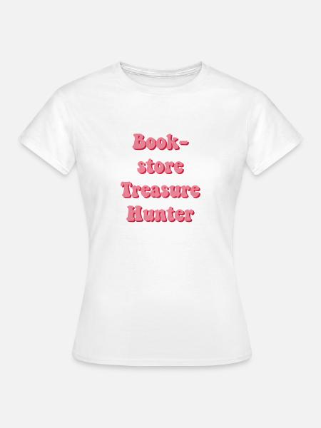 Buchhandlung Schatzsucher - Frauen T-Shirt - Weiß