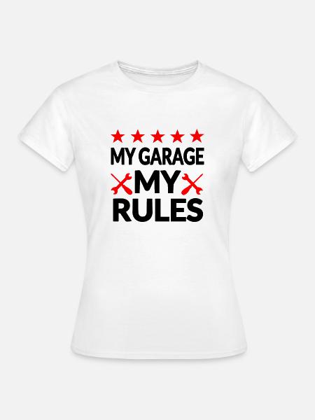 Garage - Frauen T-Shirt - Weiß