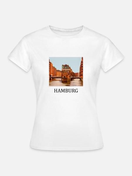 Hamburg - Frauen T-Shirt - Weiß