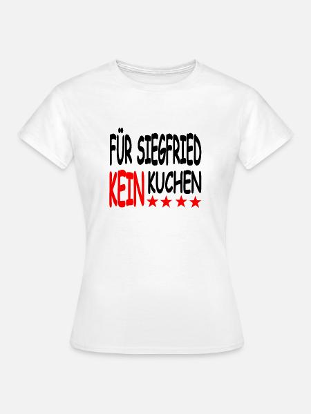 Kuchen - Frauen T-Shirt - Weiß