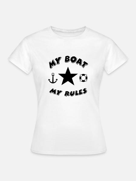 Boot - Frauen T-Shirt - Weiß