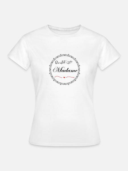 Bald eine Dame - Frauen T-Shirt - Weiß