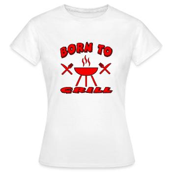Griller - T-shirt Femme - blanc - Devant - AI Model Female 172 dark (172cm)