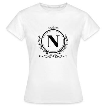 lettre n décoration - T-shirt Femme - blanc - Devant - AI Model Female 172 dark (172cm)