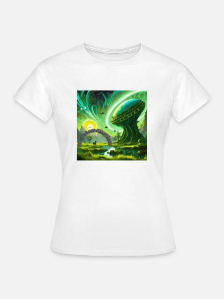 Jenseits der Grenzen - Frauen T-Shirt - Weiß