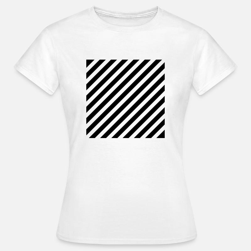 Horizontal stripe - Women's T-Shirt - white