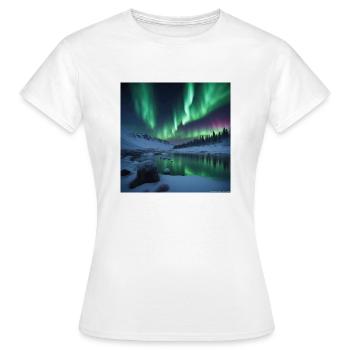 paysage - T-shirt Femme - blanc - Devant - AI Model Female 172 dark (172cm)