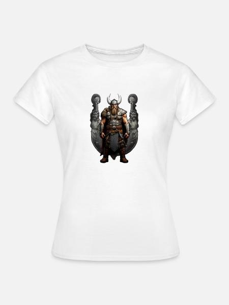 Wikinger Krieger Walhalla - Frauen T-Shirt - Weiß