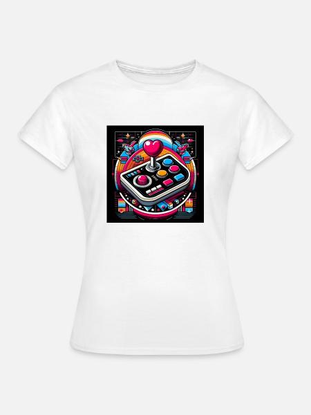 Joystick 1 - Frauen T-Shirt - Weiß