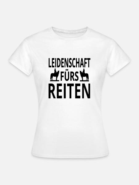 Reiten - Frauen T-Shirt - Weiß