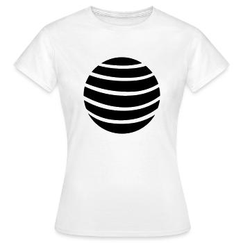 Sphere - T-shirt Femme - blanc - Devant - AI Model Female 172 dark (172cm)
