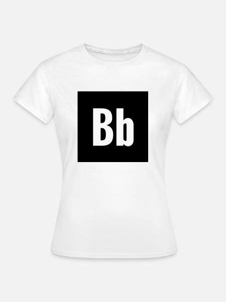 Buchstabe B - Frauen T-Shirt - Weiß