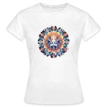 Mandala Time 4 - Frauen T-Shirt - Weiß - Vorne - AI Model Female 172 dark (172cm)