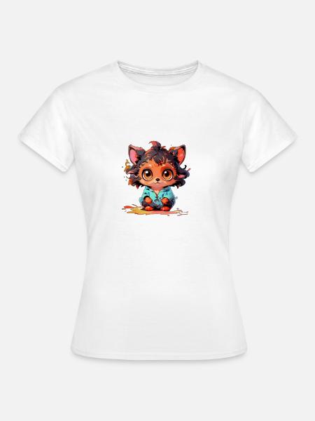 Der kleine Fuchs - Frauen T-Shirt - Weiß