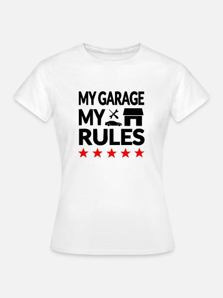 Garage - Frauen T-Shirt - Weiß