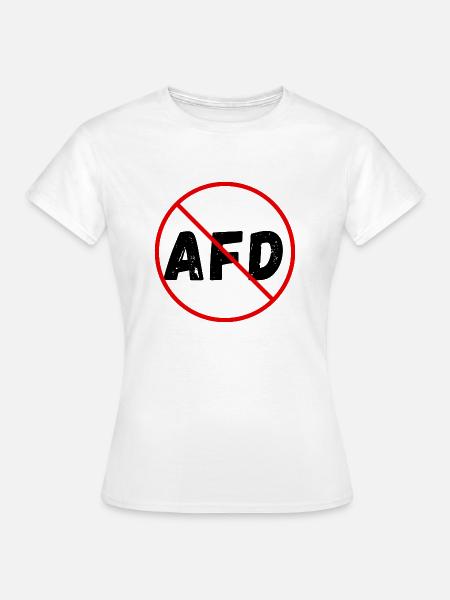 No AfD - Frauen T-Shirt - Weiß