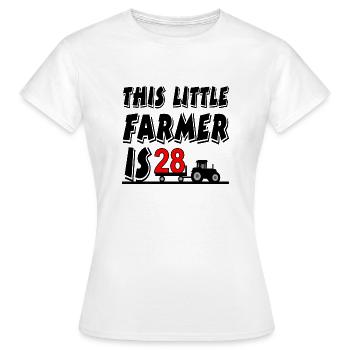 Bauer - Frauen T-Shirt - Weiß - Vorne - AI Model Female 172 dark (172cm)