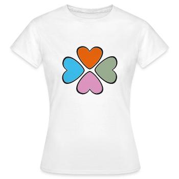 Herzensbrecher oder ewige Liebe? - Frauen T-Shirt - Weiß - Vorne - AI Model Female 172 dark (172cm)