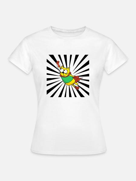 Super-Katzen-Held - Frauen T-Shirt - Weiß