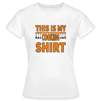 Cuire - T-shirt Femme - blanc - Devant - AI Model Female 172 dark (172cm)
