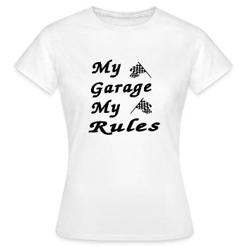 Garage - T-shirt Femme - blanc - Devant - AI Model Female 172 dark (172cm)