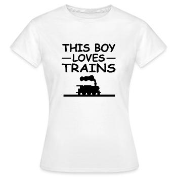 Chemin de fer - T-shirt Femme - blanc - Devant - AI Model Female 172 dark (172cm)