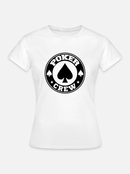 poker crew - Frauen T-Shirt - Weiß