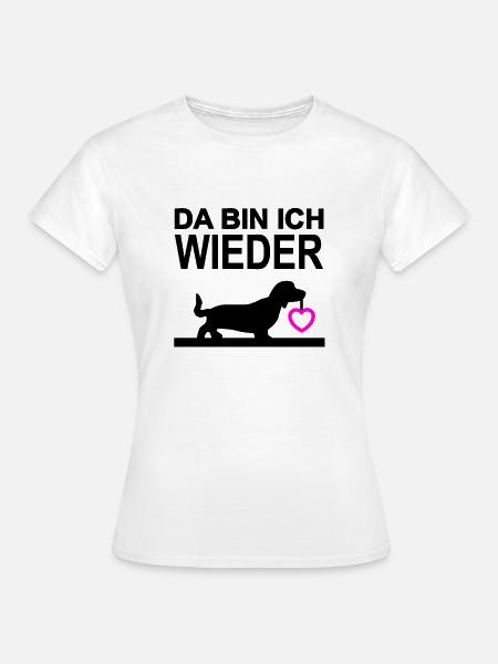 Dackel - Frauen T-Shirt - Weiß