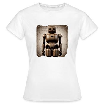 Roboter - Frauen T-Shirt - Weiß - Vorne - AI Model Female 172 dark (172cm)