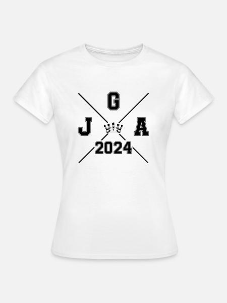 jga 2024 junggesellenabschied - Frauen T-Shirt - Weiß