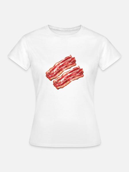 Stylisierte SpeckIllustration - Frauen T-Shirt - Weiß
