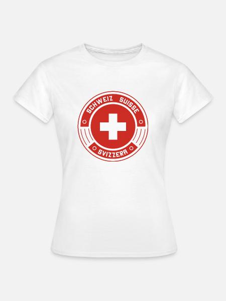 Schweiz - Frauen T-Shirt - Weiß