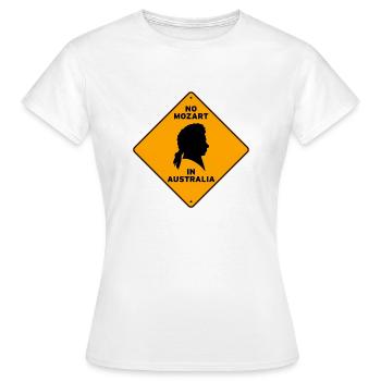 Mozart - Frauen T-Shirt - Weiß - Vorne - AI Model Female 172 dark (172cm)