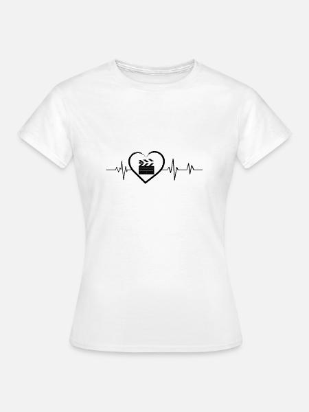 Herzschlag-Theater - Frauen T-Shirt - Weiß