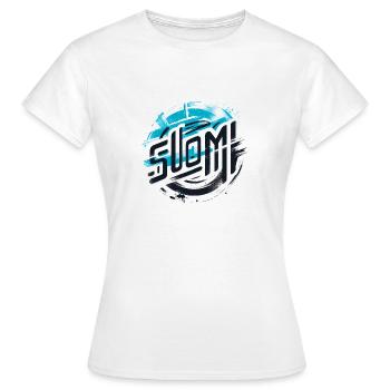 Suomi Finlande Finlande - T-shirt Femme - blanc - Devant - AI Model Female 172 dark (172cm)