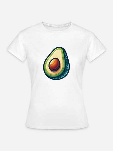Avocado-Frucht - Frauen T-Shirt - Weiß