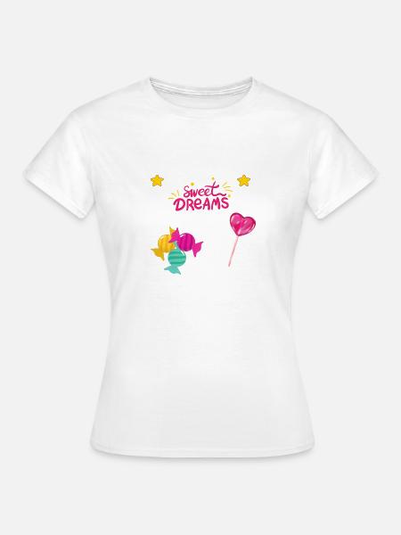 süße Träume - Frauen T-Shirt - Weiß
