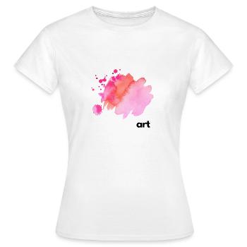 Art - Frauen T-Shirt - Weiß - Vorne - AI Model Female 172 dark (172cm)