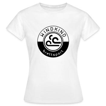 Sports de glisse Windkind - T-shirt Femme - blanc - Devant - AI Model Female 172 dark (172cm)