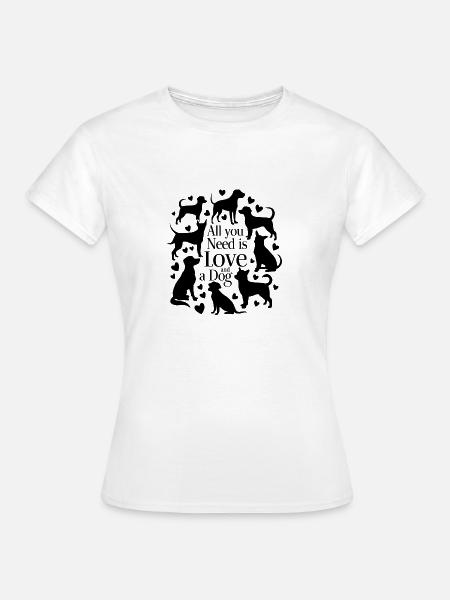Hündchen - Frauen T-Shirt - Weiß
