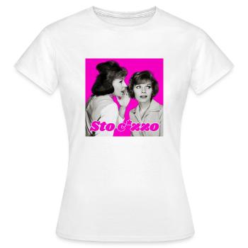 Bla bla - T-shirt Femme - blanc - Devant - AI Model Female 172 dark (172cm)