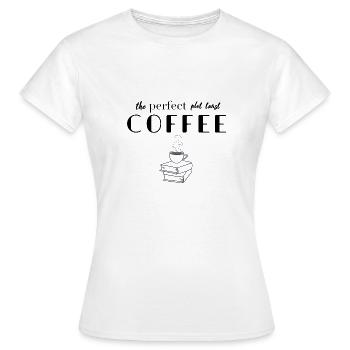 Plot twist Coffee - Frauen T-Shirt - Weiß - Vorne - AI Model Female 172 dark (172cm)