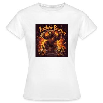Bière délicieuse : Bärendurst - T-shirt Femme - blanc - Devant - AI Model Female 172 dark (172cm)