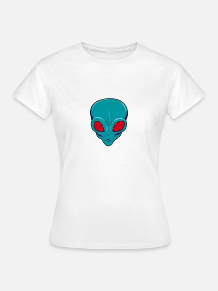 Außerirdischer - Frauen T-Shirt - Weiß