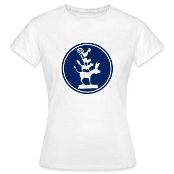 Bremer Stadtmusikanten - Bremen - Frauen T-Shirt - Weiß - Vorne - AI Model Female 172 dark (172cm)