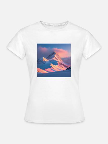 Mountain Range - Frauen T-Shirt - Weiß